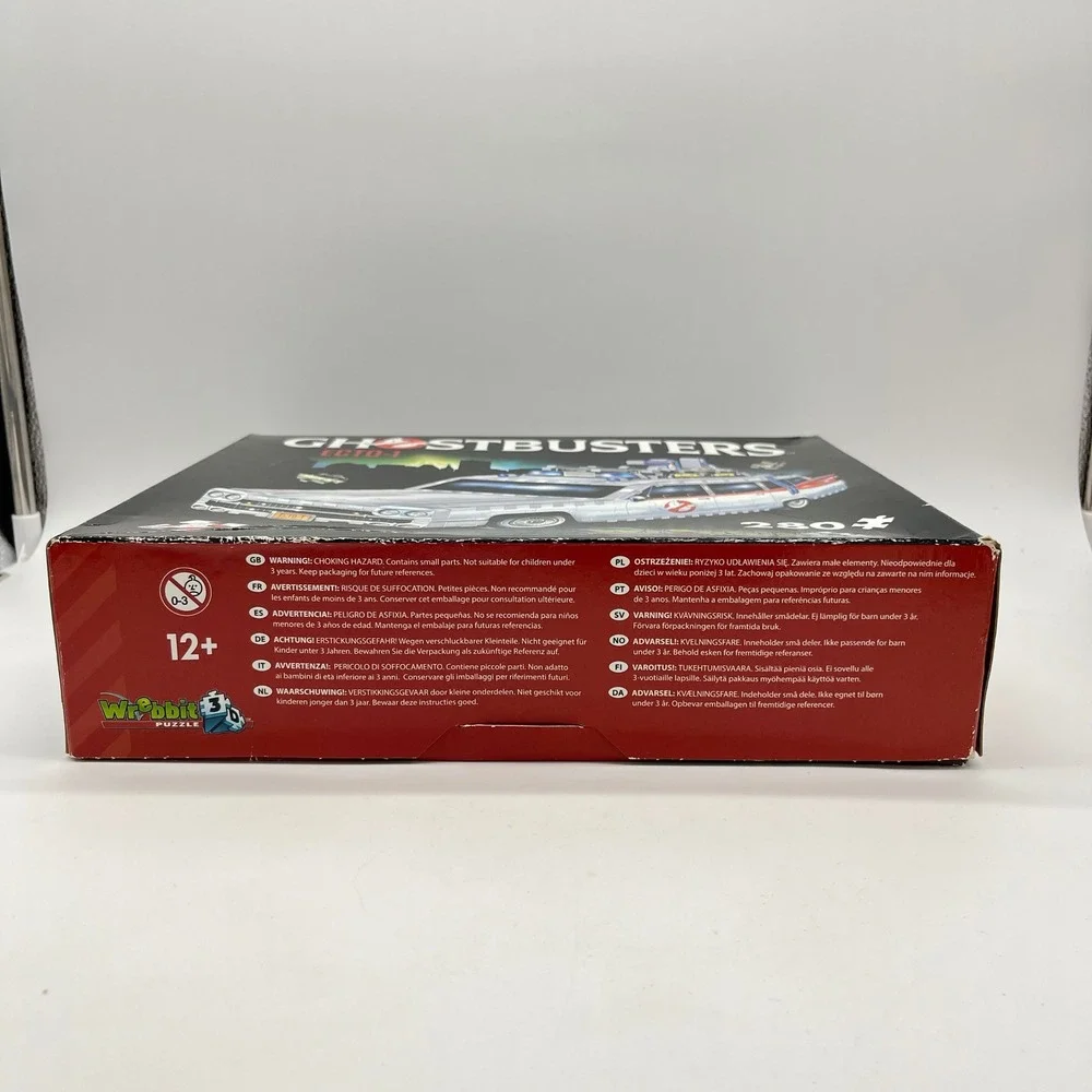 Ghostbusters Ecto-1 Wrebbit 3D Puzzle 280 Pieces Ages 12+ Collectible New in Box
